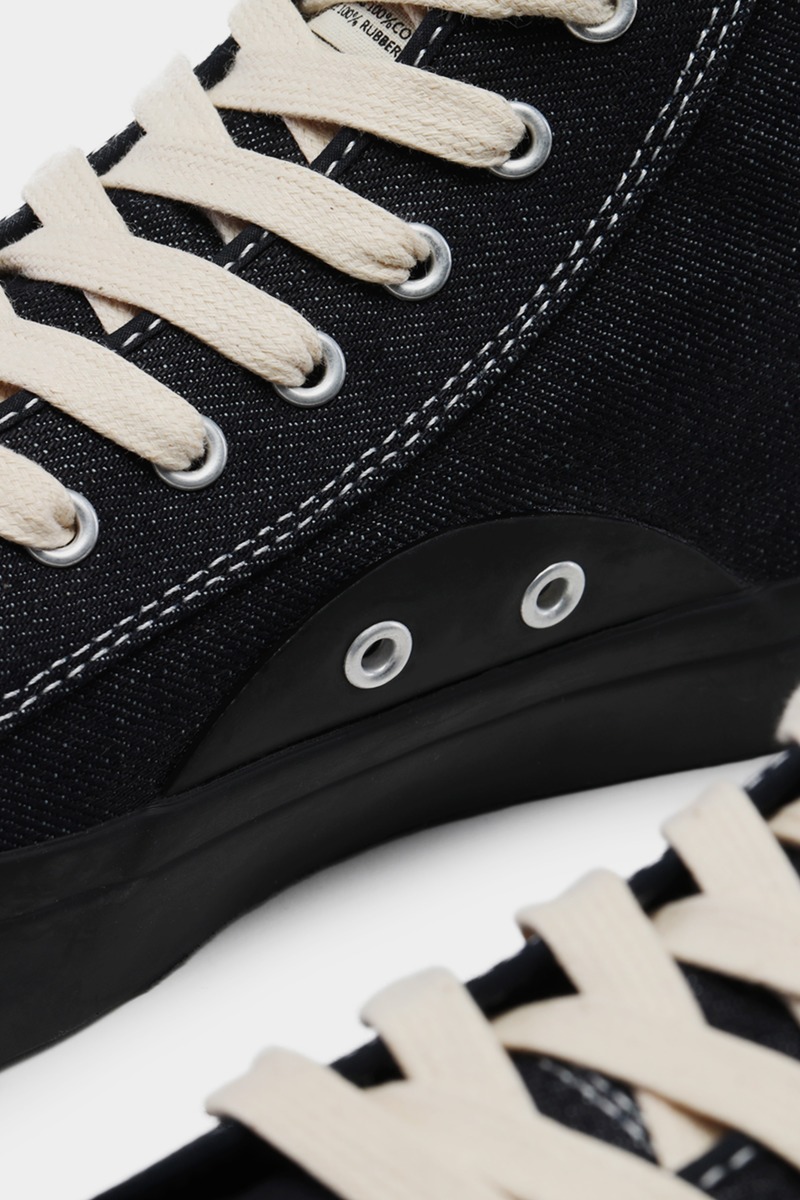 Okayama Kojima Denim Canvas Vulcanized Shoes-4