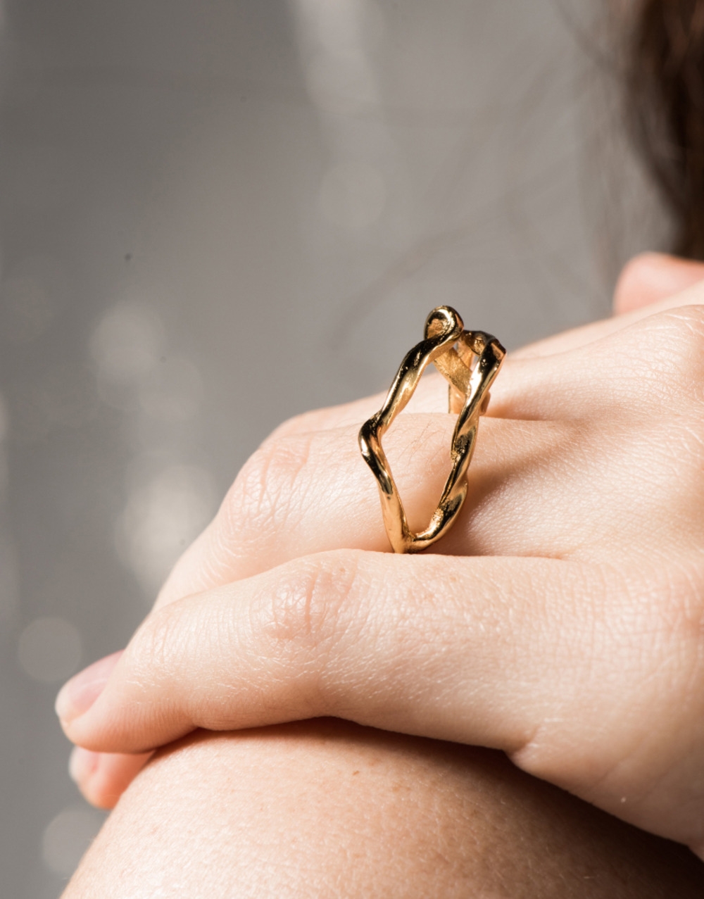 原创随形浪花戒指-2