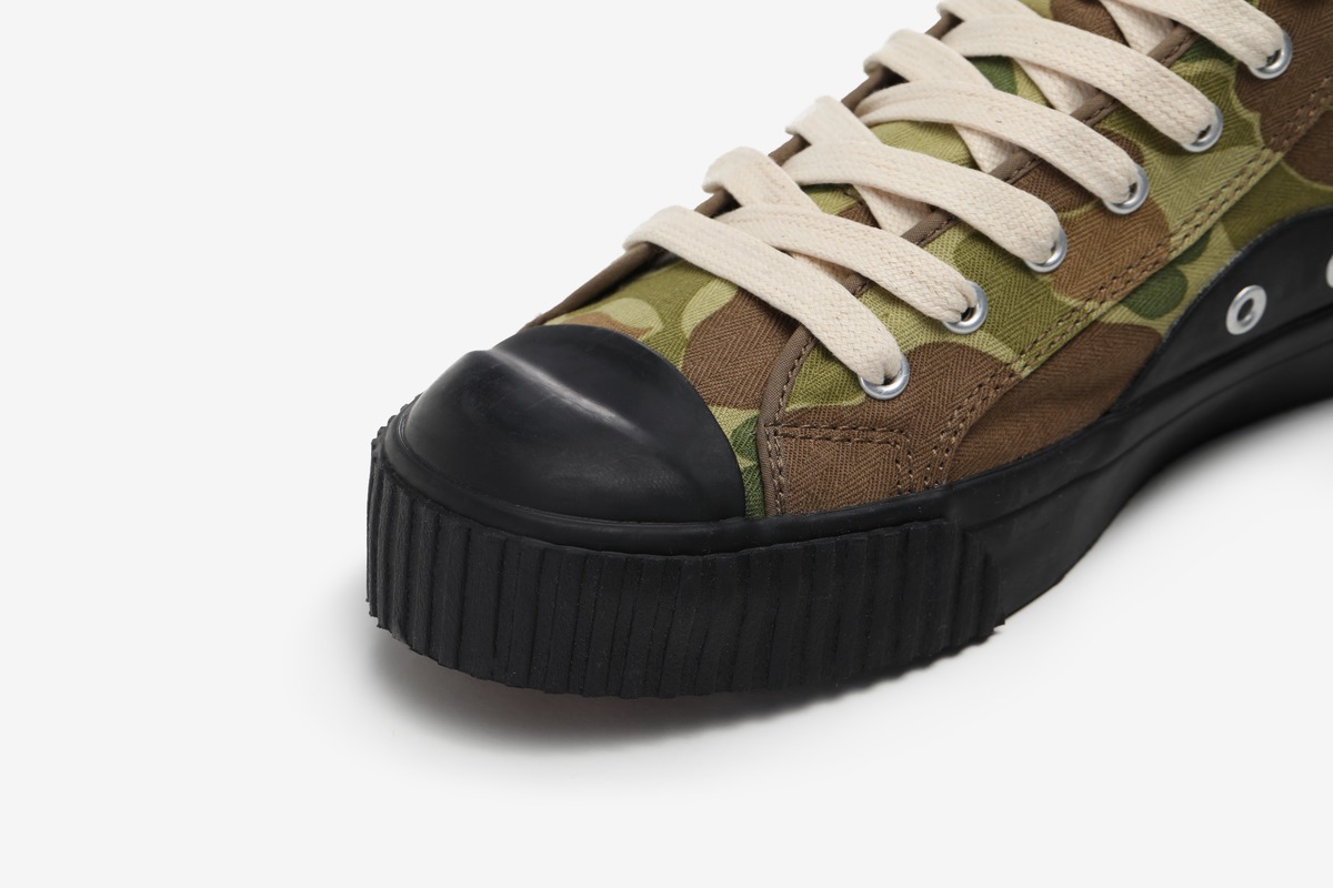 Okayama Canvas High-top Vuleanized Shoes-2