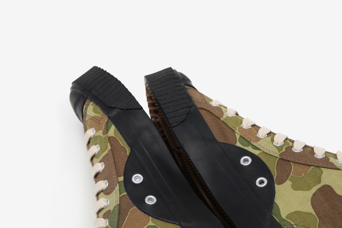 Okayama Canvas High-top Vuleanized Shoes-3