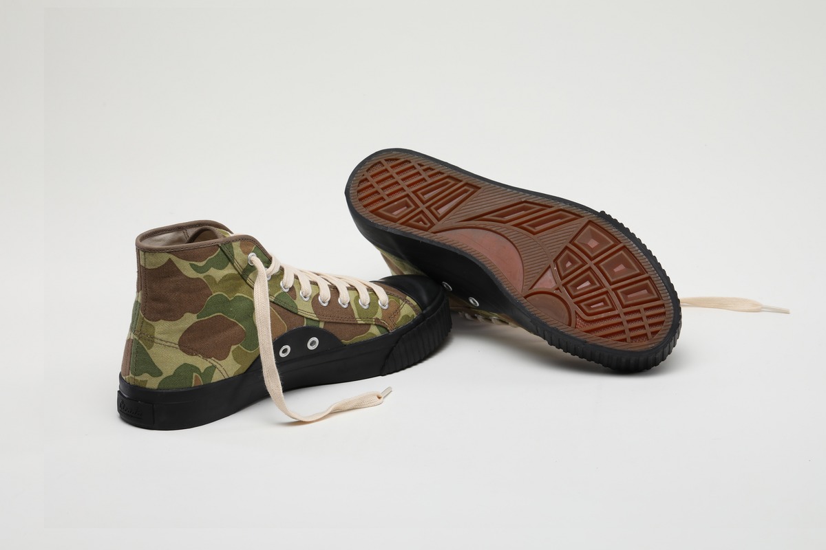 Okayama Canvas High-top Vuleanized Shoes-4