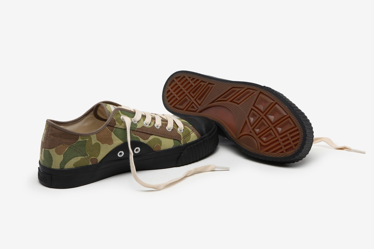 Okayama Canvas Low-top Vuleanized Shoes-5