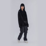 FLOAT 2020SS 拼接挎包OVERSIZE连帽卫衣
