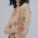 FLOAT 2020SS 立领短装打底衫长袖套指T恤