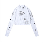 FLOAT 2020SS 立领短装打底衫长袖套指T恤