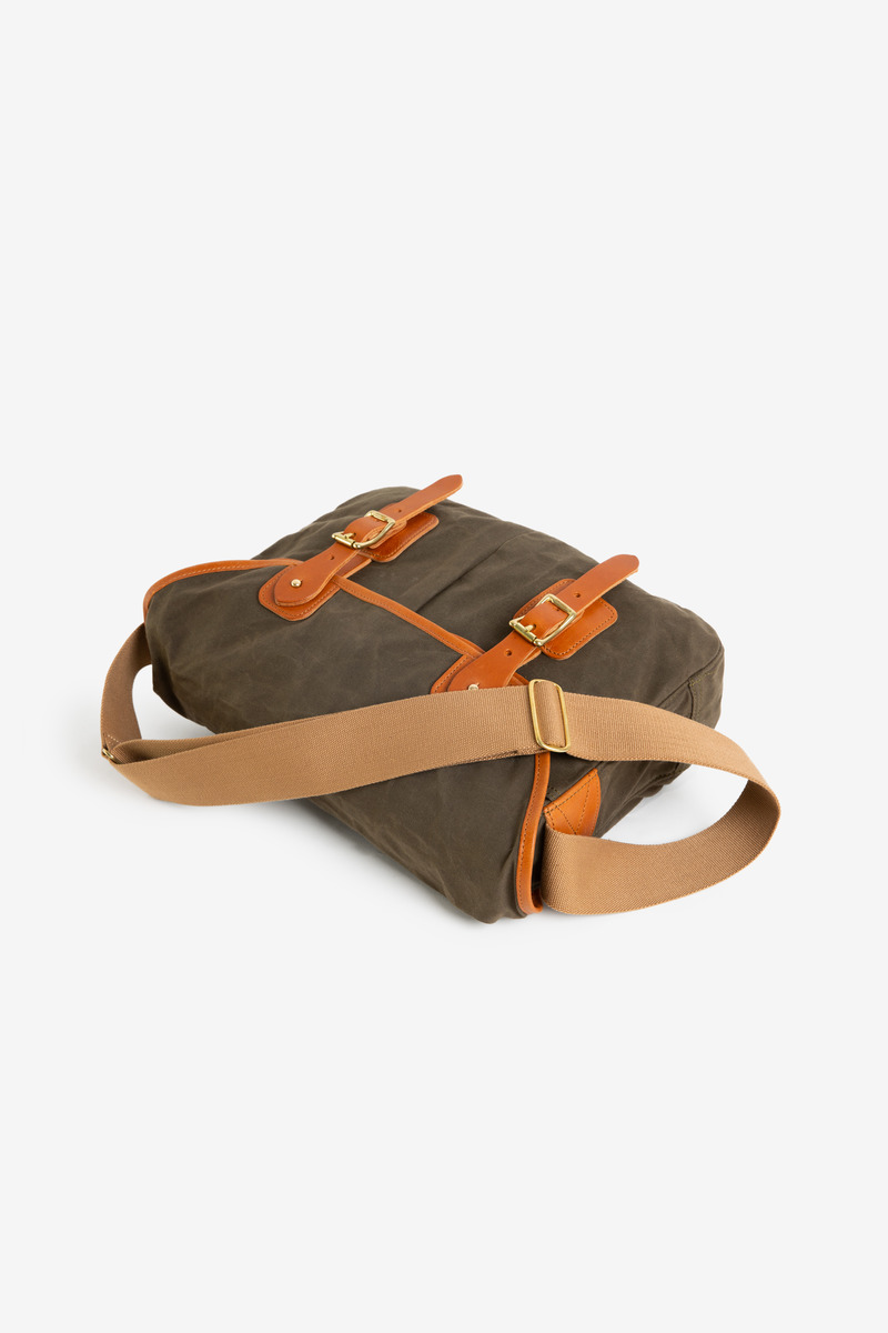 Okayama waterproof oil wax canvas camera bag-4