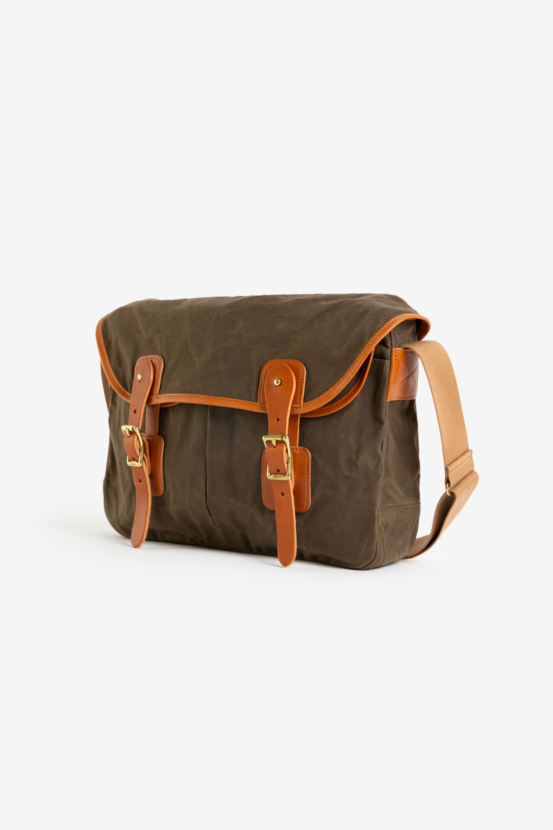 Okayama waterproof oil wax canvas camera bag-5