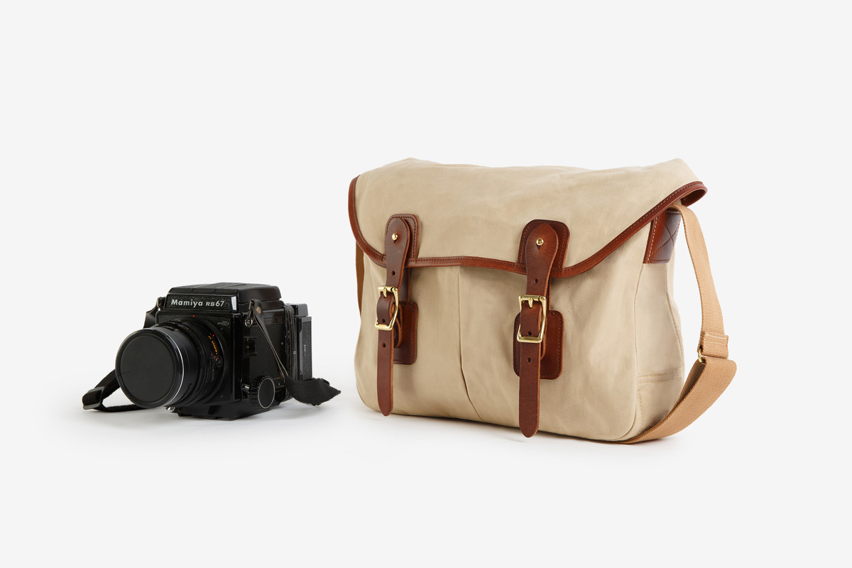 Okayama waterproof oil wax canvas camera bag-4