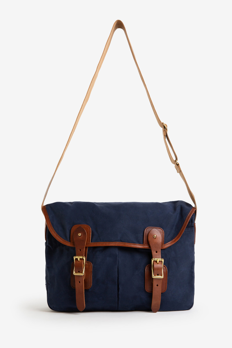 Okayama waterproof oil wax canvas camera bag-5