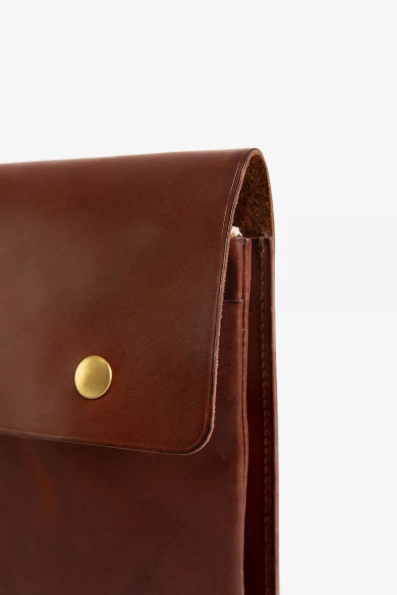 BROODX CICADA Italian 0il Leather Bnvelope Bag-2