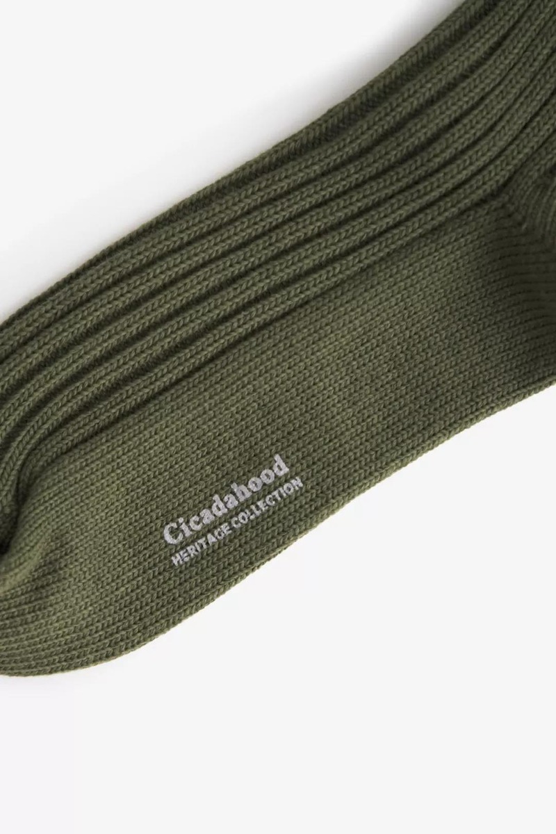 Military Ribbed Knit Socks-2