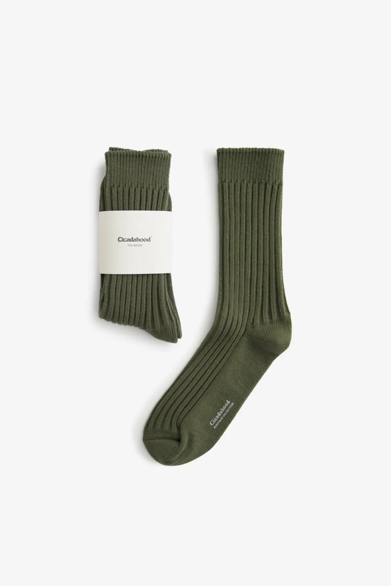 Military Ribbed Knit Socks-5