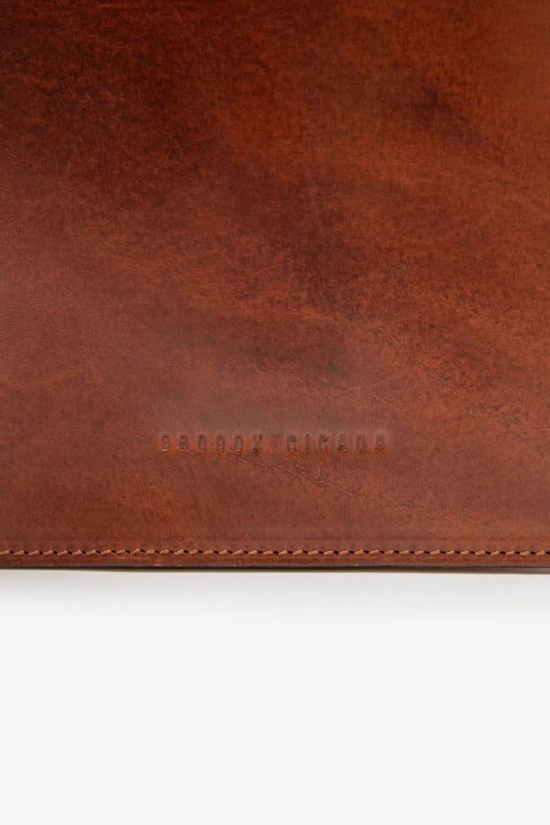 Italian Waxed Leather Military Crossbody Pouch-4