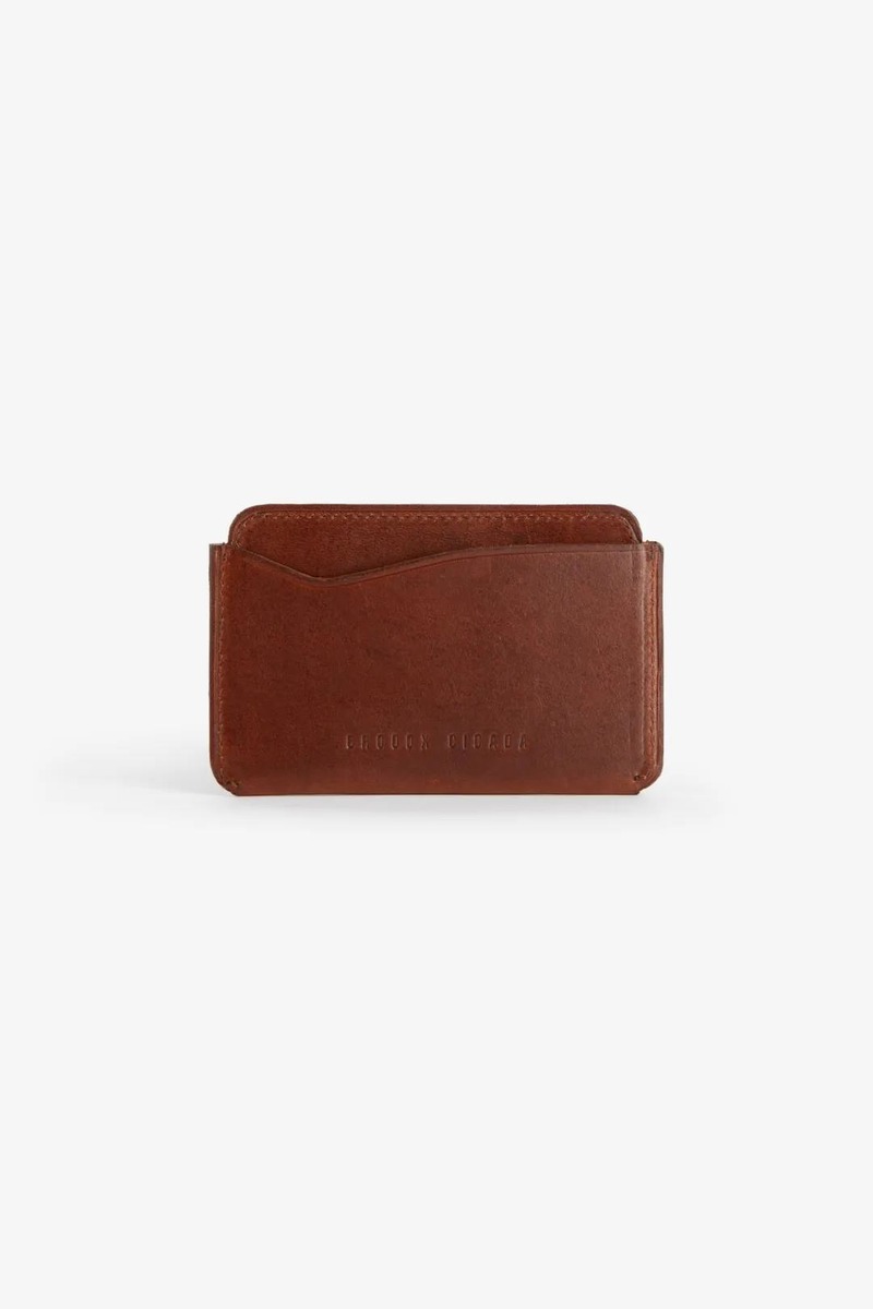 Italian leather Minimalist Card Holder