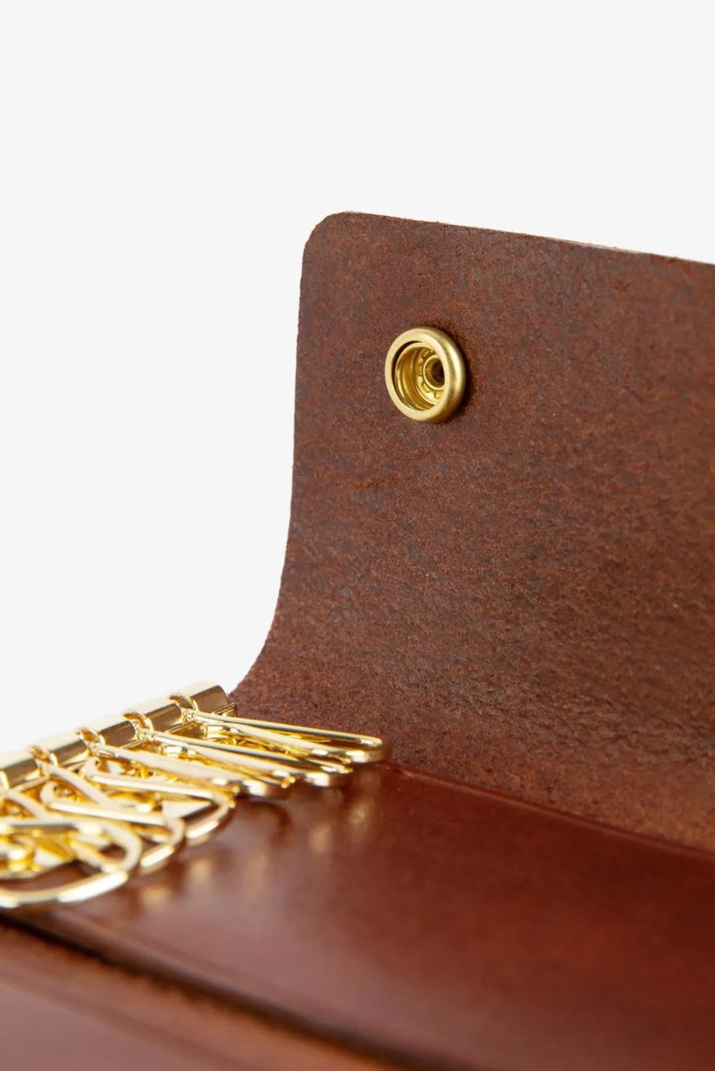 Italian Waxed Leather Key Case-3