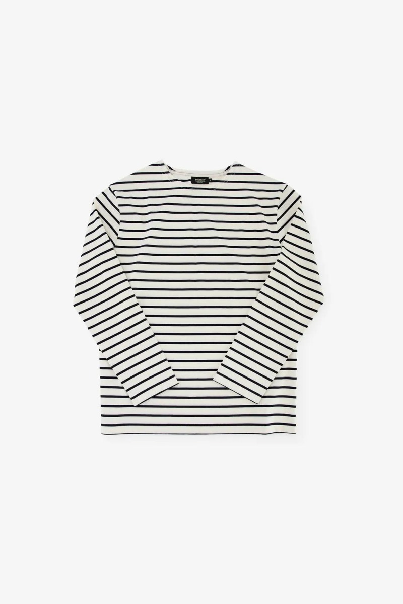 French Striped Sailor T-Shirt, uniex (white)