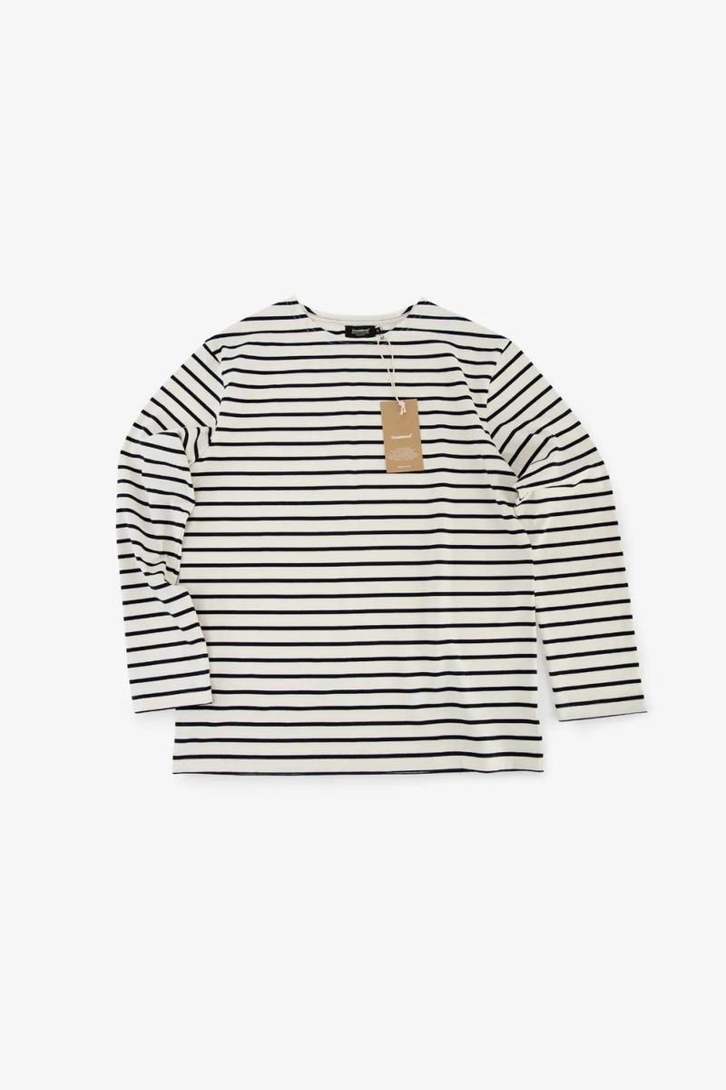 French Striped Sailor T-Shirt, uniex (white)-5
