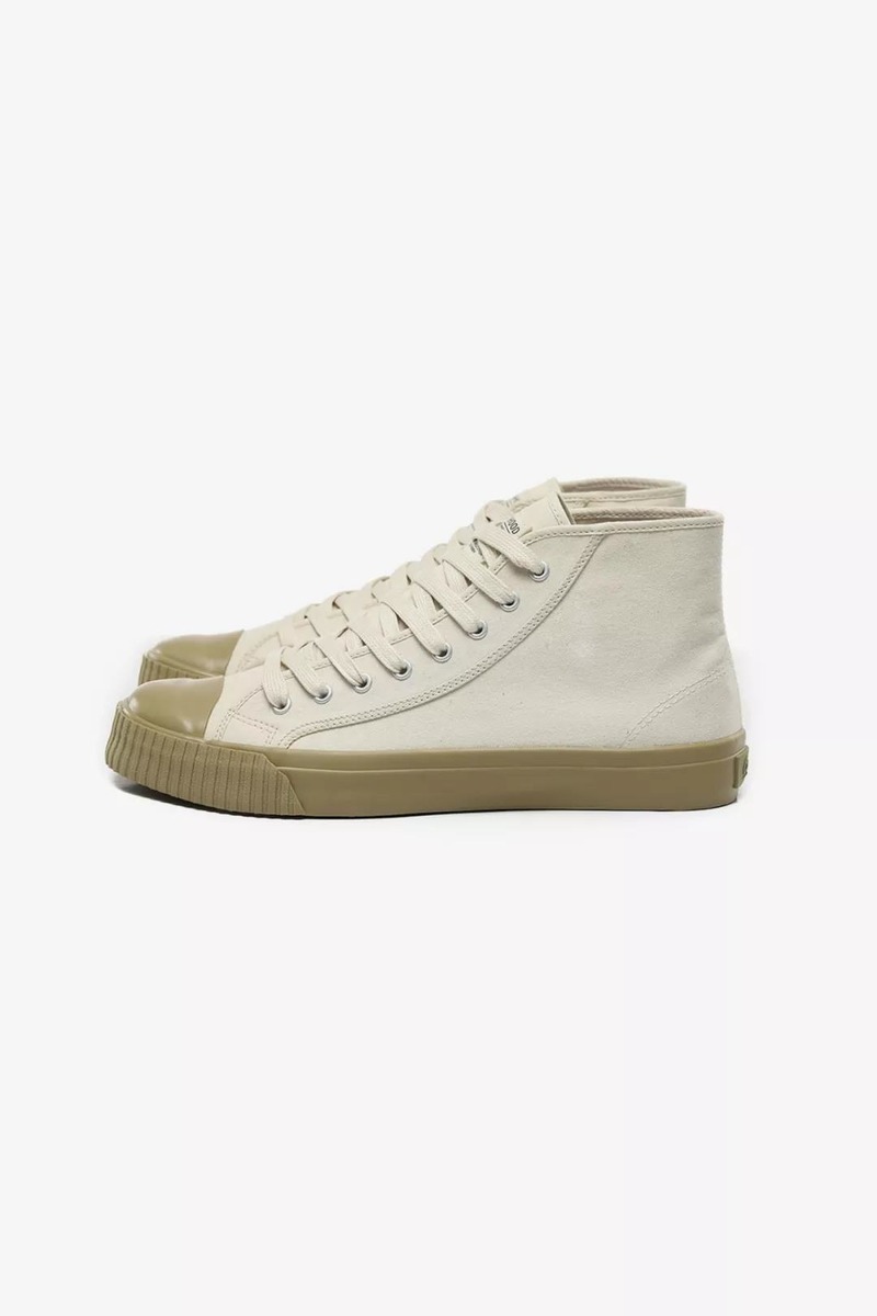 Okayama Canvas High-top Vuleanized Shoes-4