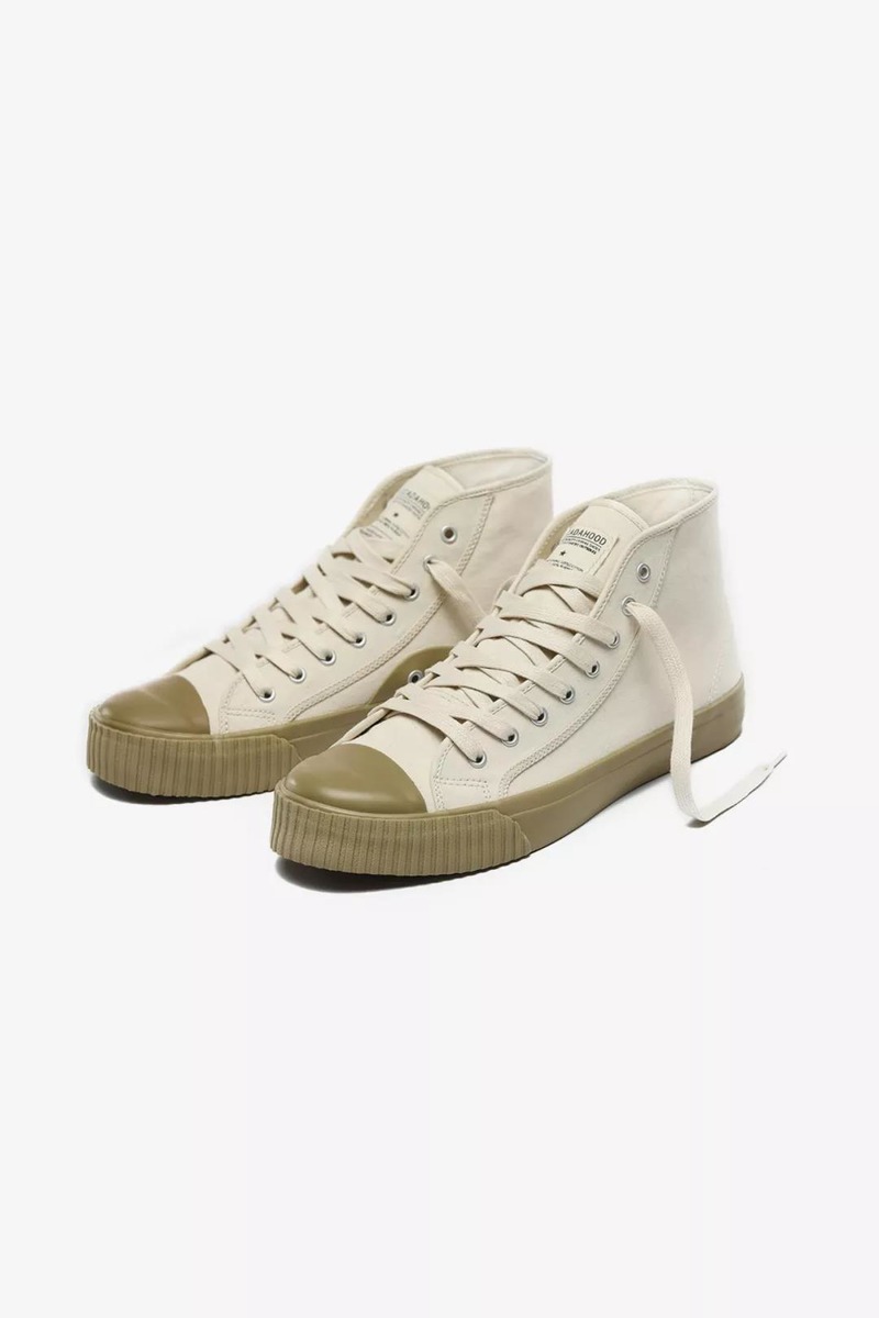 Okayama Canvas High-top Vuleanized Shoes-5