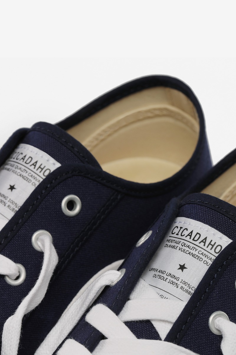 Okayama Canvas Low-top Vuleanized Shoes-2