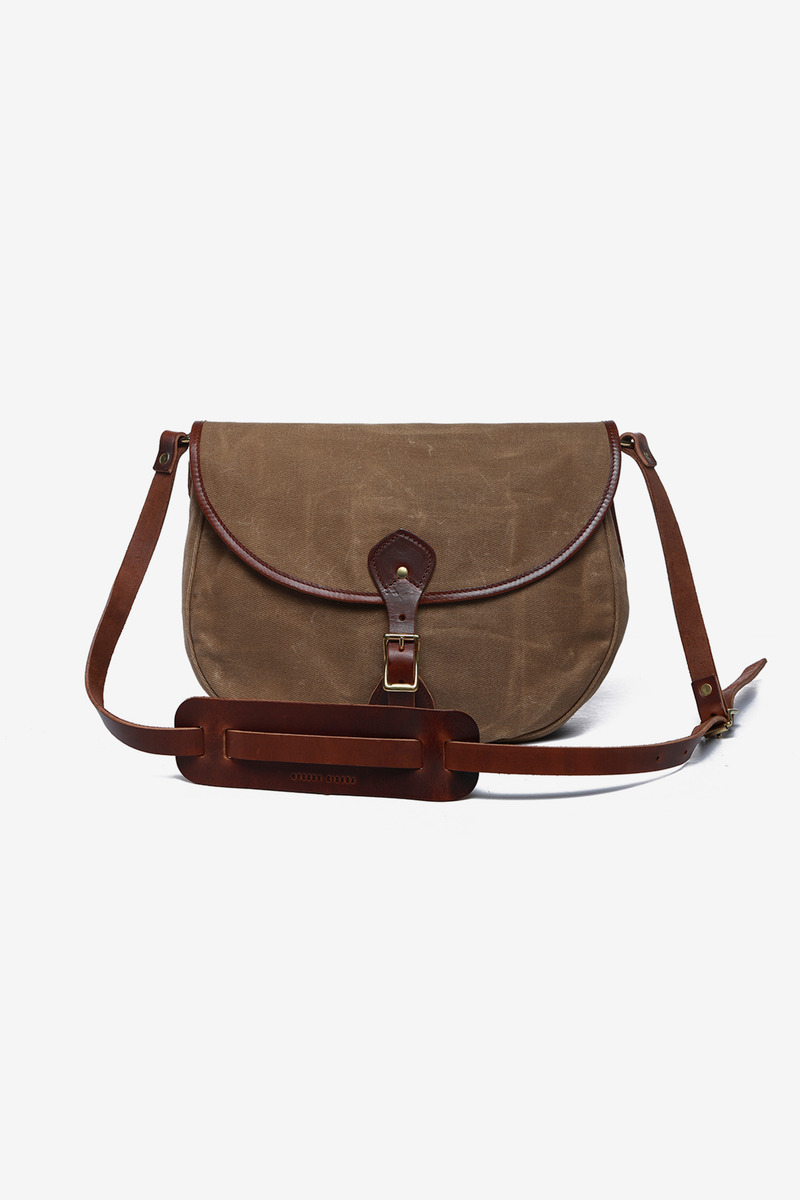 Heritege Military waxed canves bag-2