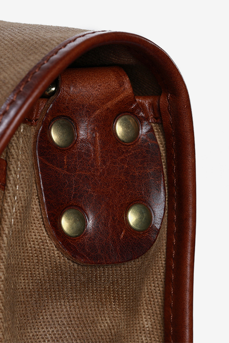 Heritege Military waxed canves bag-4