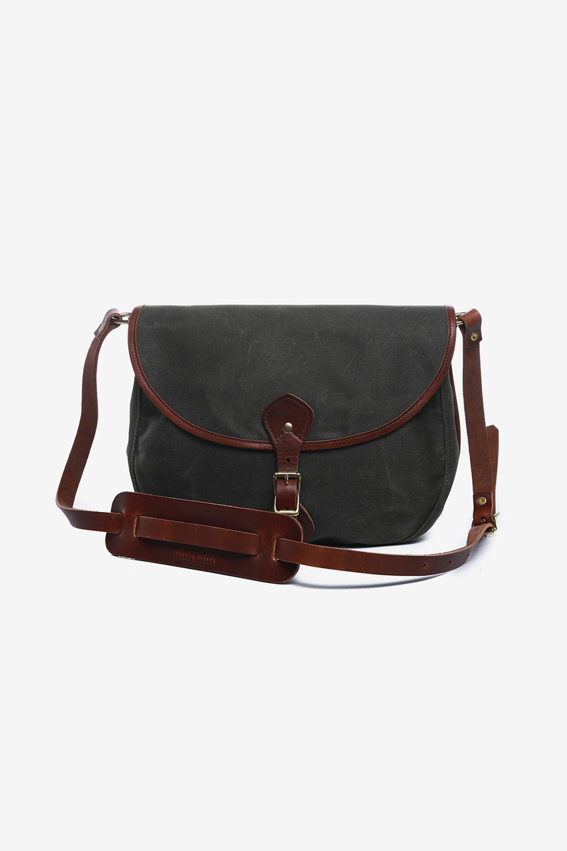 Heritege Military waxed canves bag-2