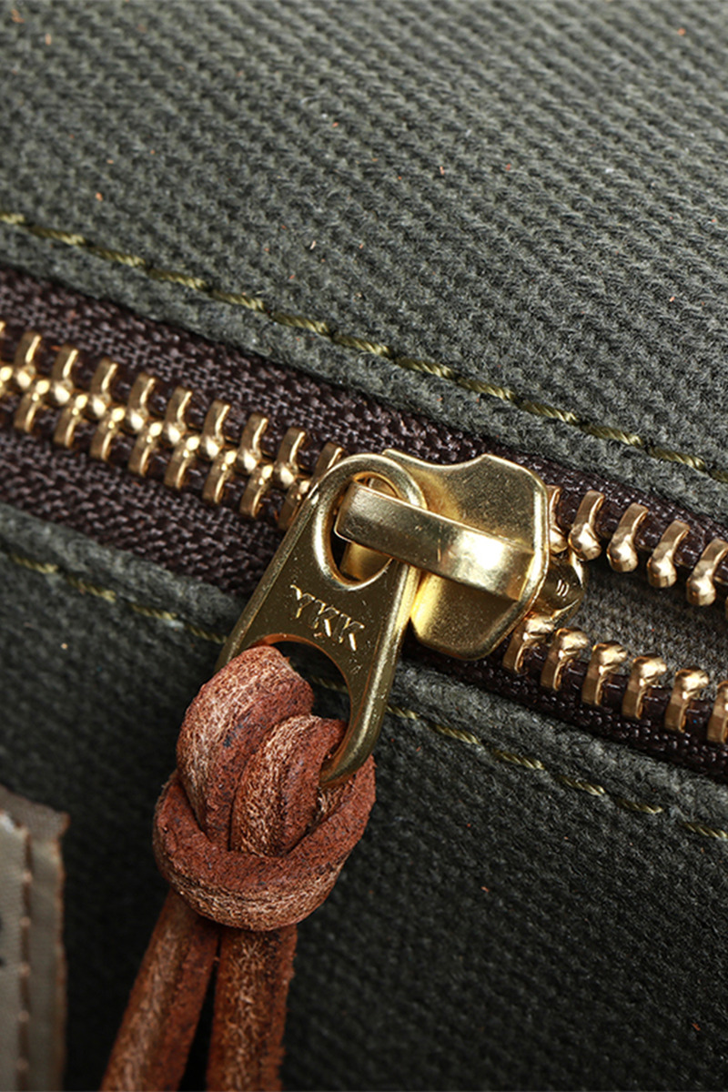 Heritege Military waxed canves bag-3