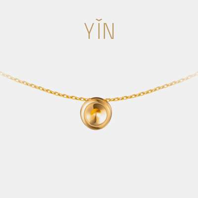 YIN隐 婴-生命系列18K金小细胞吊坠锁骨链