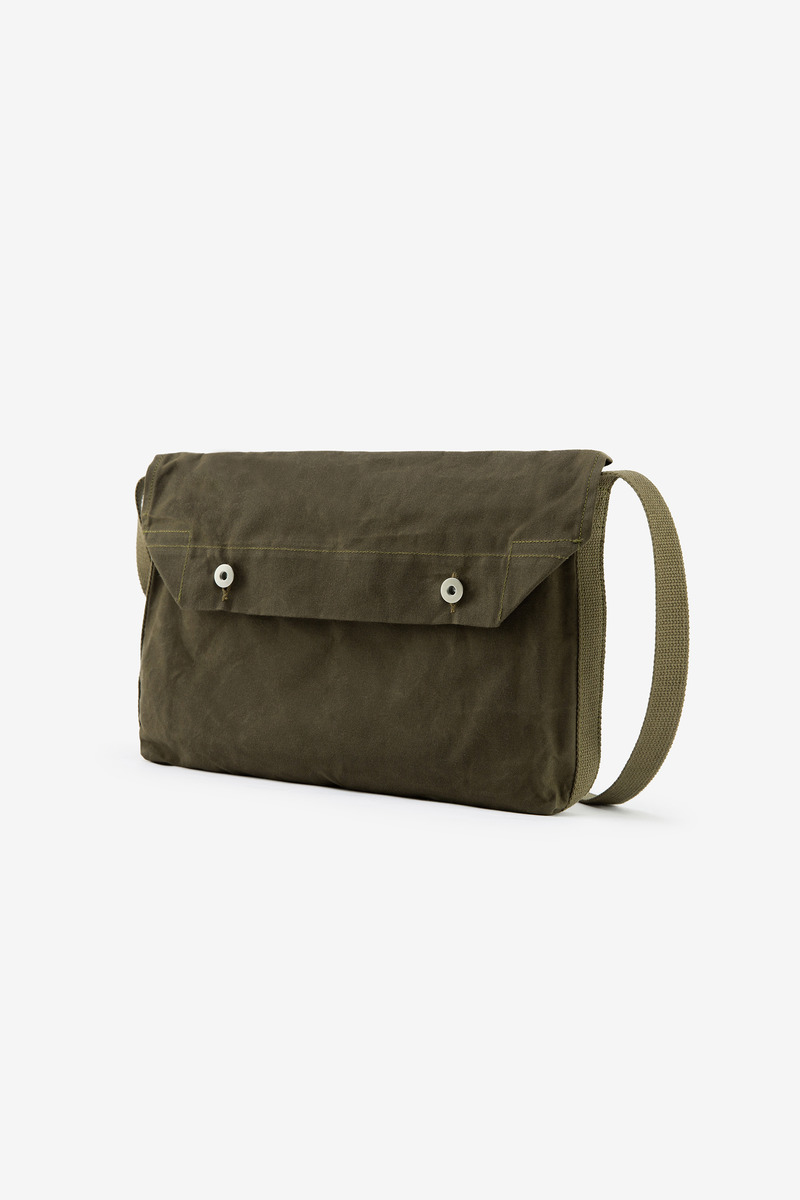 Okayama waxed canvas French Military M-38 Bag-2