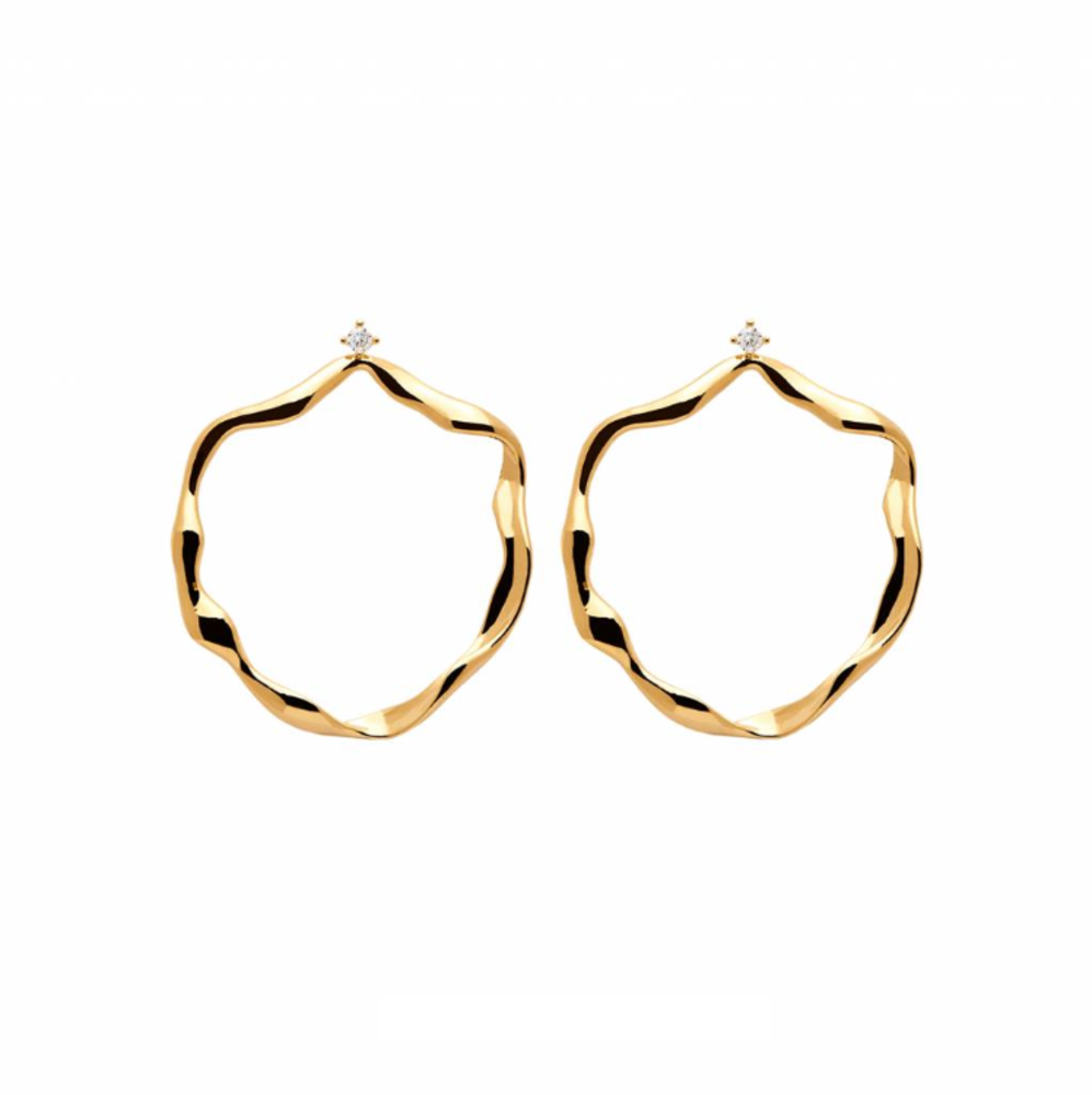 阿黛尔同款好莱坞明星西班牙Pd Paola金耳环节日礼物女首饰