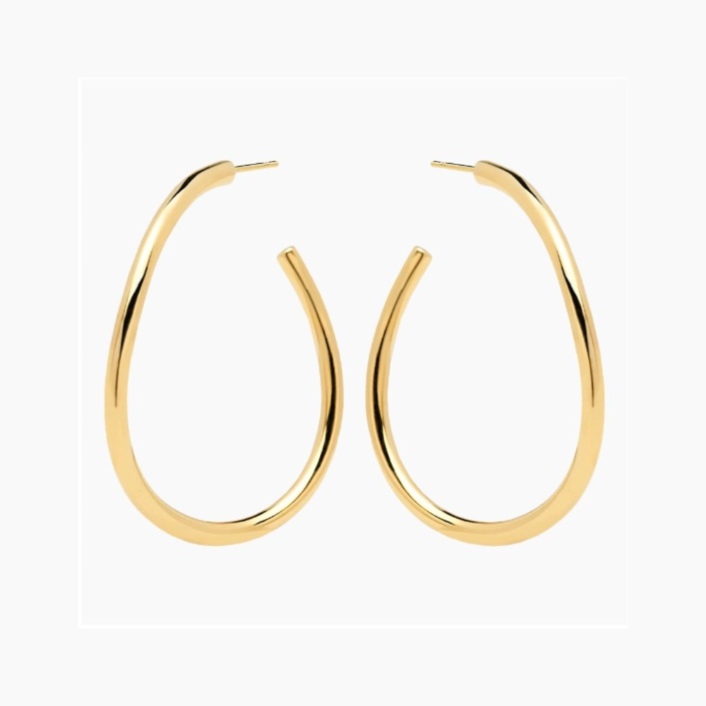 正品西班牙Pd Paola Yoko时尚简约镀金银耳环耳钉小众饰品马尔