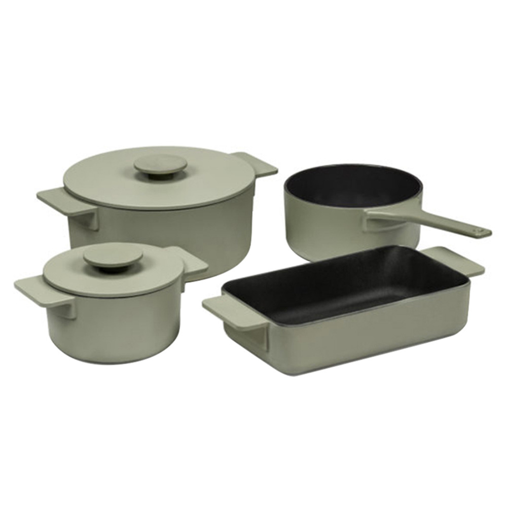 现货特惠Serax比利时进口Surface铸铁煎炖平底汤锅华晨宇同款