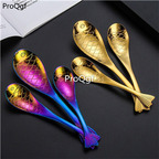 15usd Prodgf 5Pcs A Set ins series fish shape coffee spoon
