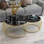 169usd Prodgf 1 Set diameter 65cm and diameter 50cm European ins light luxury marble table
