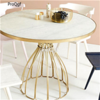 159usd Prodgf 1 Set luxury diameter 60cm, height 75cm marble table xiaomanyao