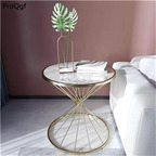 79usd Prodgf 1 Set 40*40*55cm Light Luxury Corner Furniture Marble table