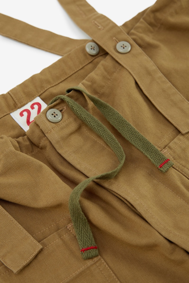 Japanese oxford nylon Czech army cook pants, unisex-3