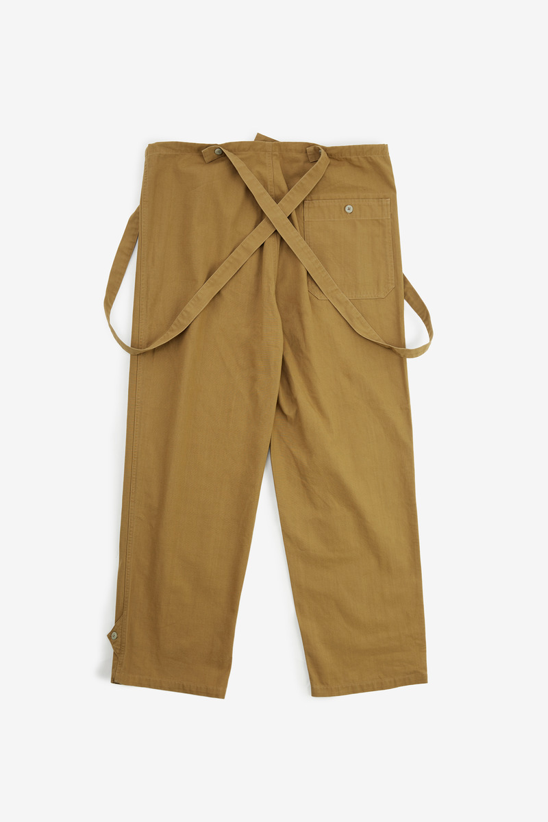 Japanese oxford nylon Czech army cook pants, unisex-5