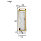 199usd Prodgf 1 Set luxury 33*60cm marble traditional flower shelf