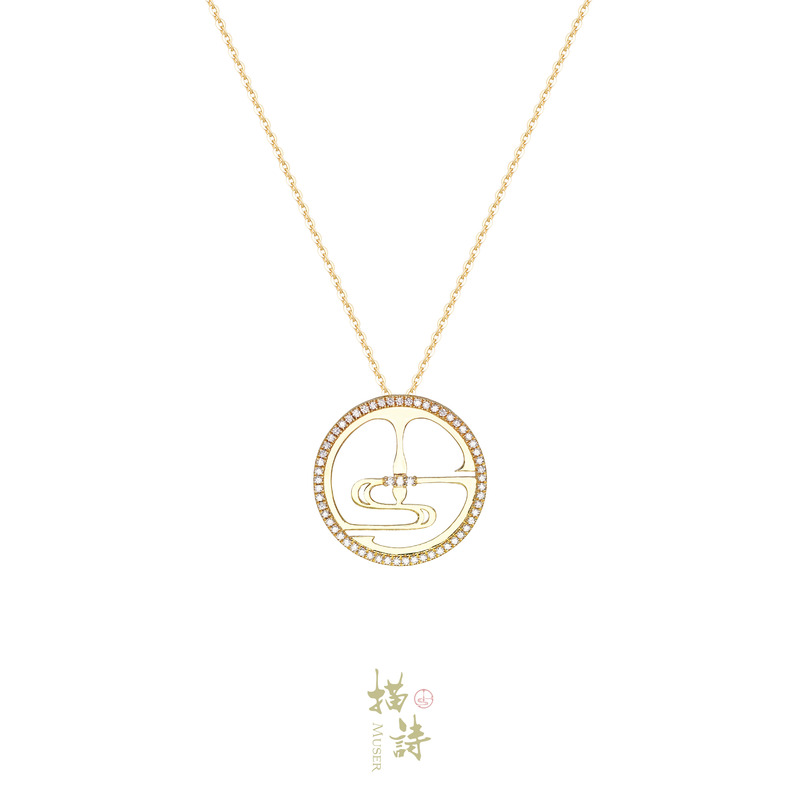 预售-描诗-围钻吊坠