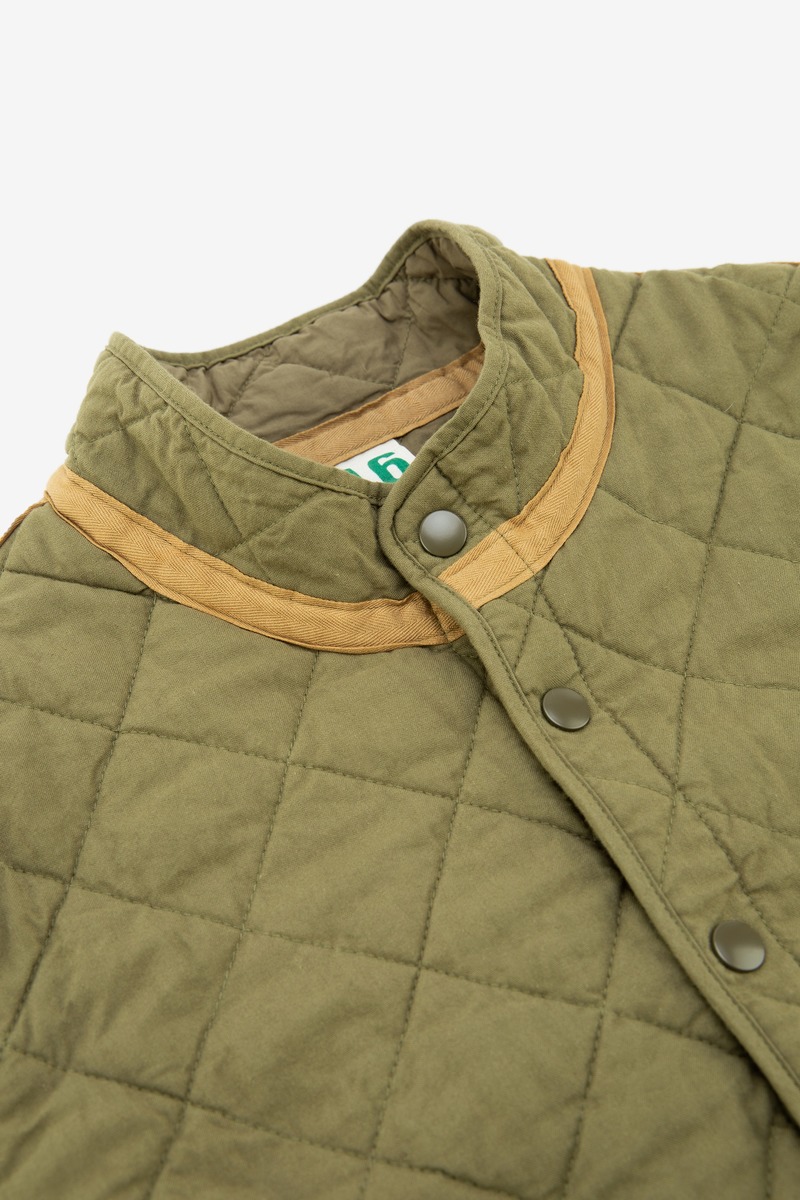 French Army Quilting Liner Jacket, unisex-3
