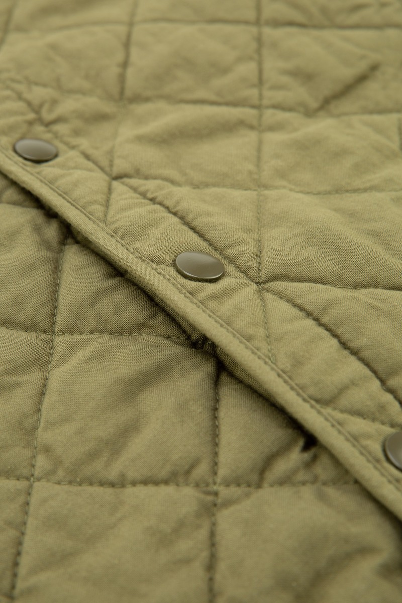 French Army Quilting Liner Jacket, unisex-4