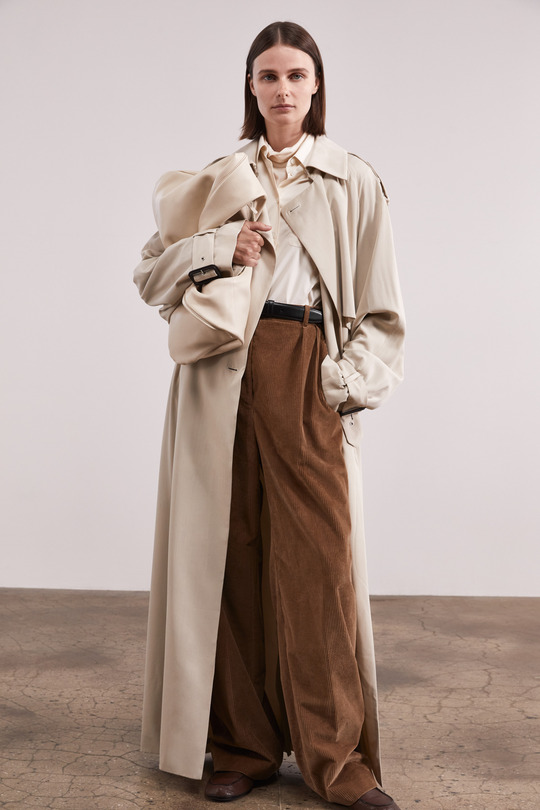Yeli Coat in Viscose and Wool