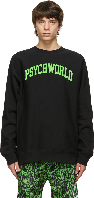 黑色 Double Question Mark 套头衫