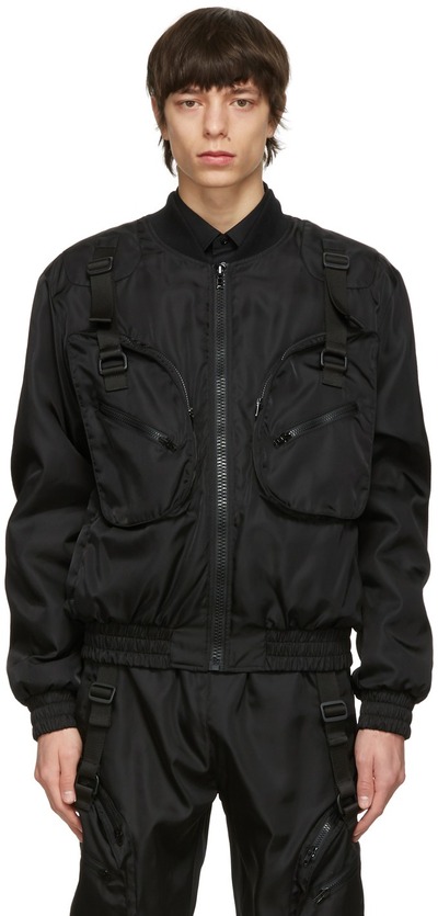 黑色 Double Question Mark 套头衫