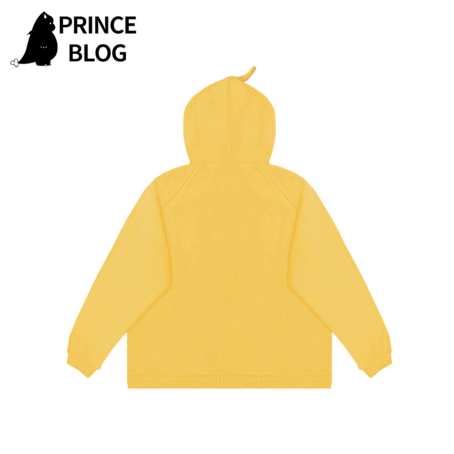清仓卫衣涤纶（非纯棉）PrinceBlog原创天线宝宝连帽个性学生可爱黄色卫衣-2