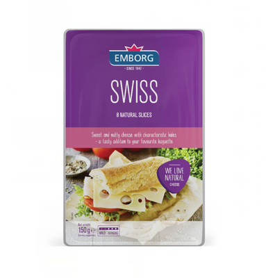 emborg swiss cheese sliced