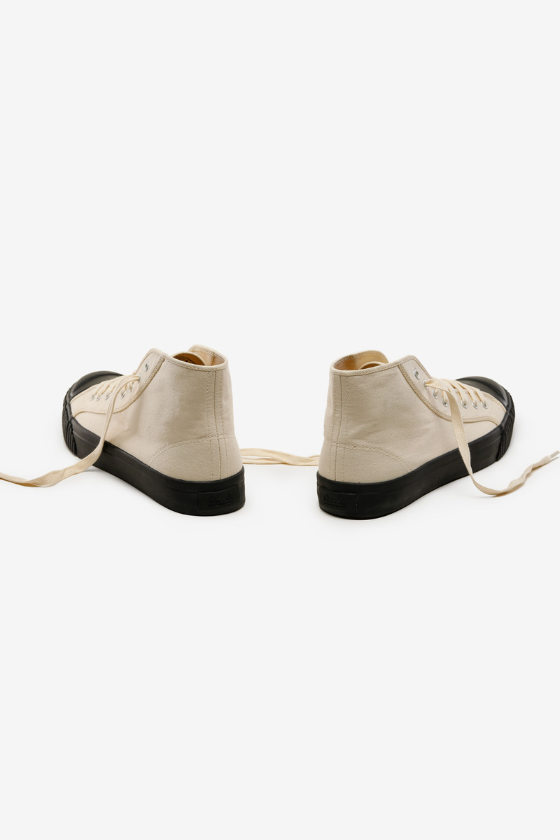 Okayama Canvas High-top Vuleanized Shoes-4