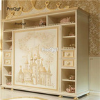 2999usd Prodgf 1Pcs A Set Children Minshuku Wardrobe ins Bedroom Cloth Cabinet